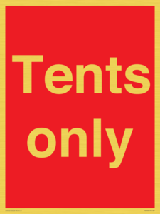 Tents only